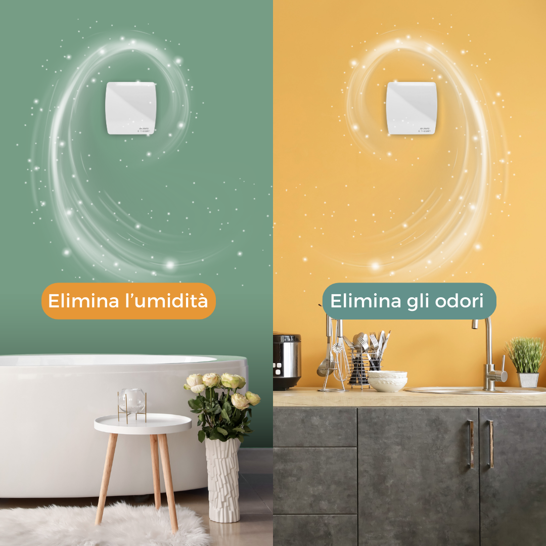 Ventola estrattore AEW ricambio aria cucina e bagno, cattivi odori